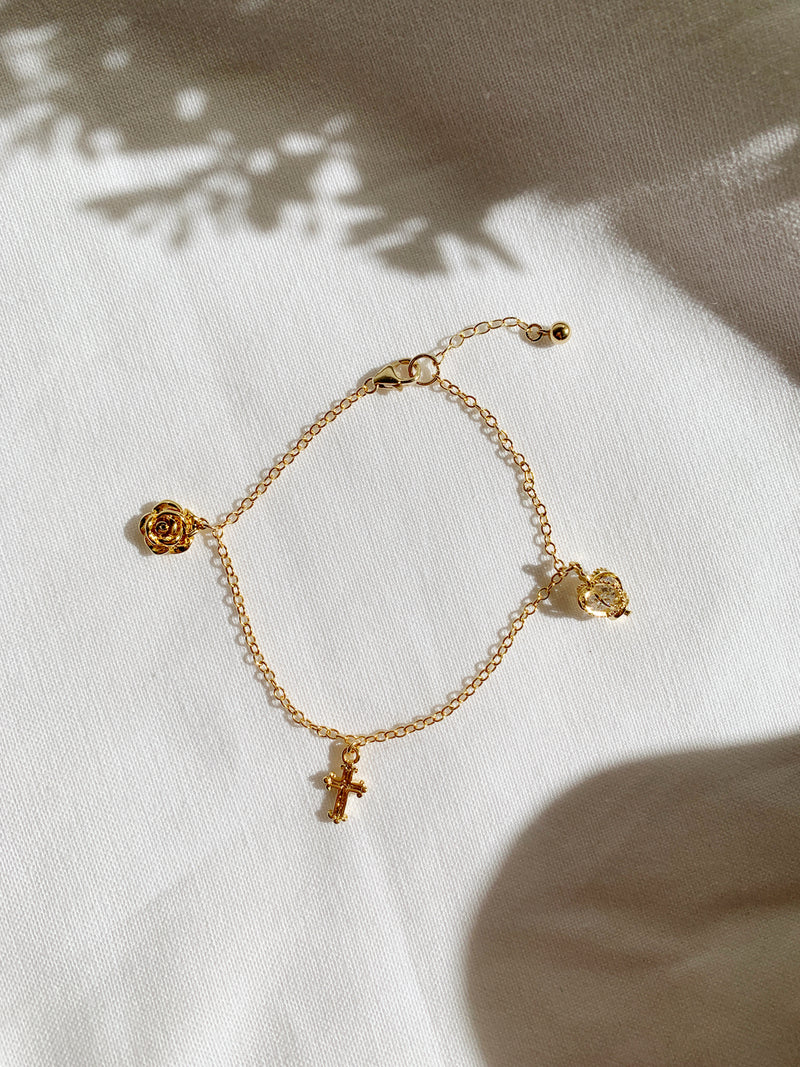 Lumiere Gold Charm Bracelet